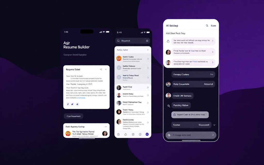 AI Resume Builder interface designed by Dev Studio